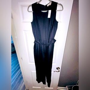 Ann Taylor black wide leg jumpsuit. New with tags Size 0